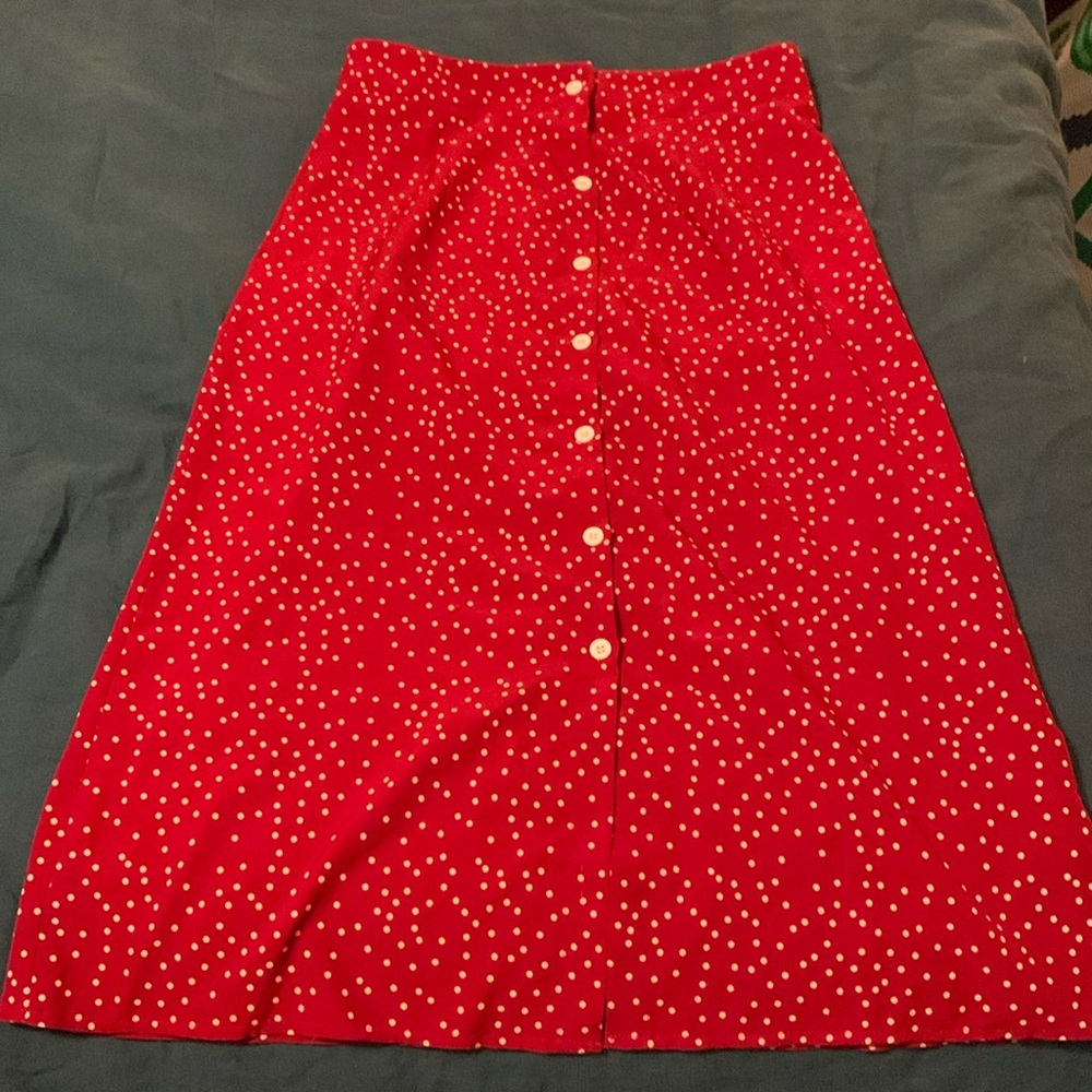 Polka dot skirt